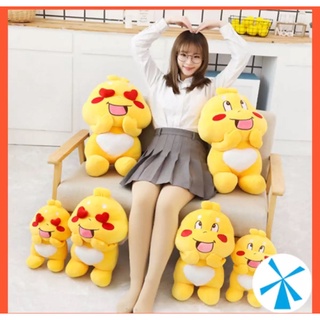 Gấu Bông quobee-Khủng long Lai Ong size 40cm Màu vàng giá rẻ"chất lượng " chất liệu vại nhung mền mịn đàn hồi..