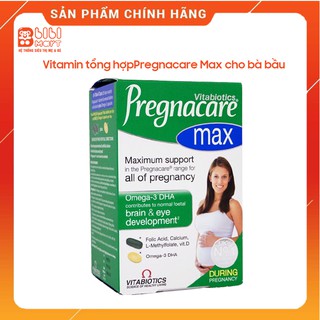 Vitamin tổng hợp Bà Bầu, Mang Thai Pregnacare Max 💟💟 FREESHIP 💟💟 giúp bầu khỏe, không thiếu máu, đỡ nghén.