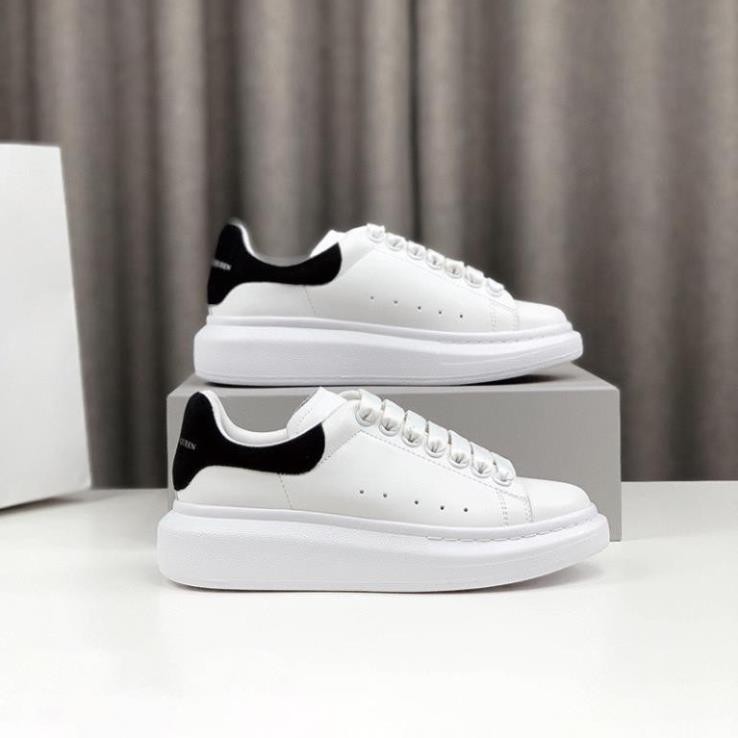 Giày Sneaker Nam Nữ Trắng MC Queen , McQ Gót Nhung Dây Lụa Cao Cấp - Ảnh Thật [Chuẩn 11