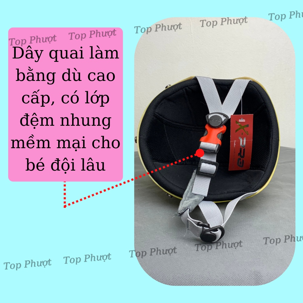 Mũ bảo hiểm trẻ em khủng long siêu nhẹ cho bé từ 1 - 8 tuổi Xpro