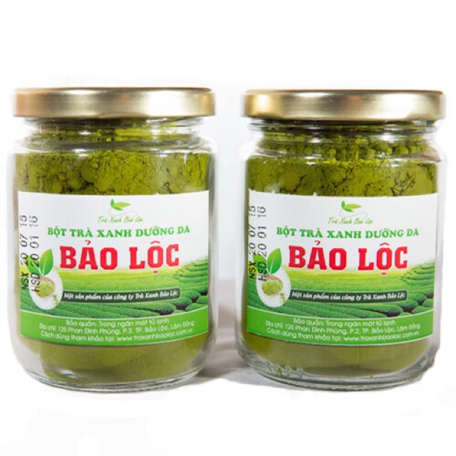 Bột Trà Xanh Dưỡng Da Bảo Lộc 50G- Đặc sản Cô Cự