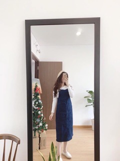 Set yếm Jean+áo thun