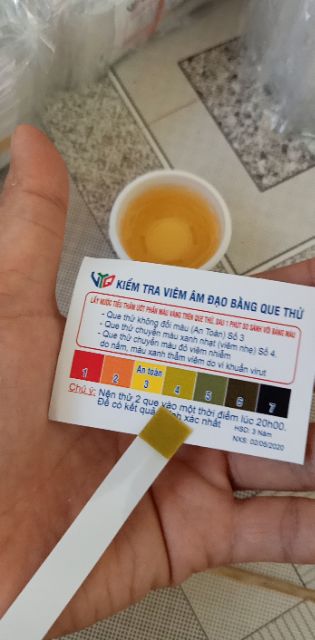 Que thử viêm phụ khoa giá sỉ. Tặng kèm cốc