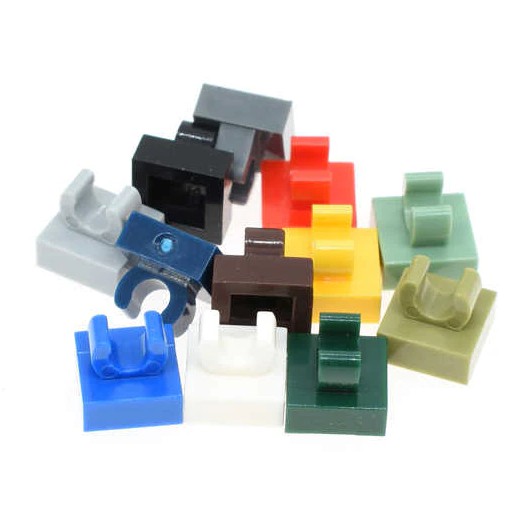 Gạch Lego 1 x 1 có tay mở, kẹp / Lego Part 15712: Tile, Modified 1 x 1 with Open O Clip