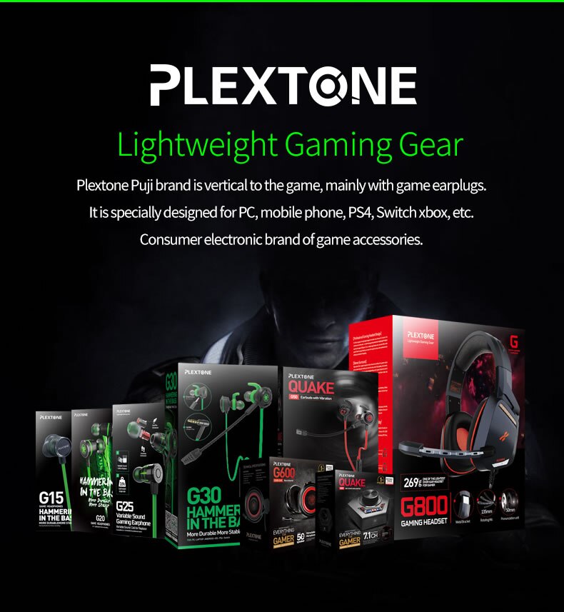 HAMMERHEAD PUBG Tai Nghe Chơi Game Plextone G20 2.2m Chuyên Dụng Cho Game Thủ