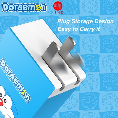 Bộ sạc nhanh GaN 45W Doraemon tích hợp xuất HDMI (IINE) cho Nintendo Switch v1,2 / Smartphone / Laptop