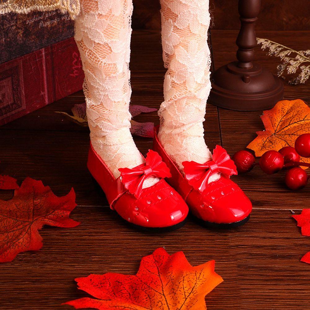 RAINBOW Giày Búp Bê Xinh Xắn 3 Màu 7.5 * 3cm