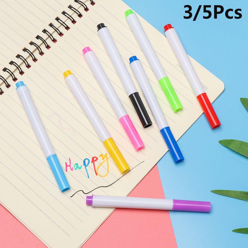 PISTA Set 3 / 5 Bút Lông Viết Bảng Bằng Nhựa Không Độc Hại