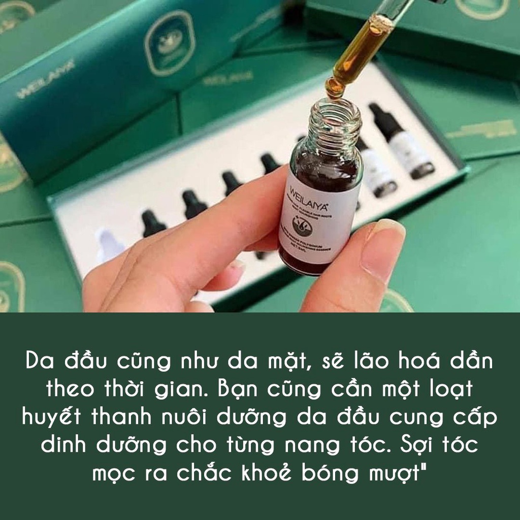 Huyết thanh Weilaiya , ngăn ngừa rụng tóc , hỗ trợ mọc tóc , giúp tóc chắc khỏe  5ml [ CHÍNH - HÃNG ]