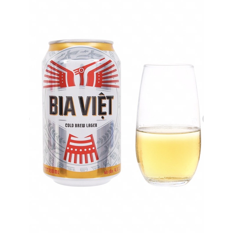 Bia Việt (thùng 12 lon x 330ml) date mới