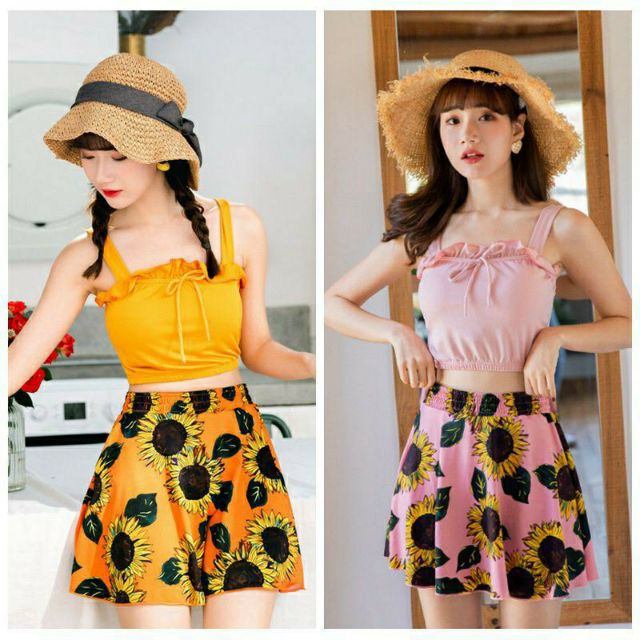 Set đồ bơi dễ thương kèm hình thật 😍