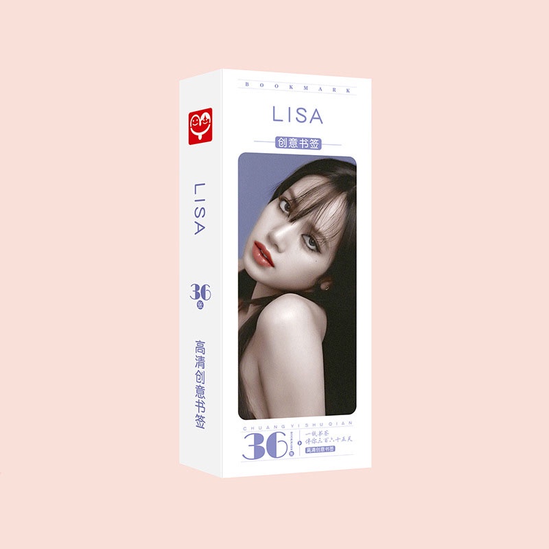 Bộ 36 Thẻ Đánh Dấu Trang Sách Hình BLACKPINK