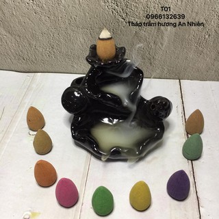 Tháp trầm hương T01 tặng 10 trầm nụ