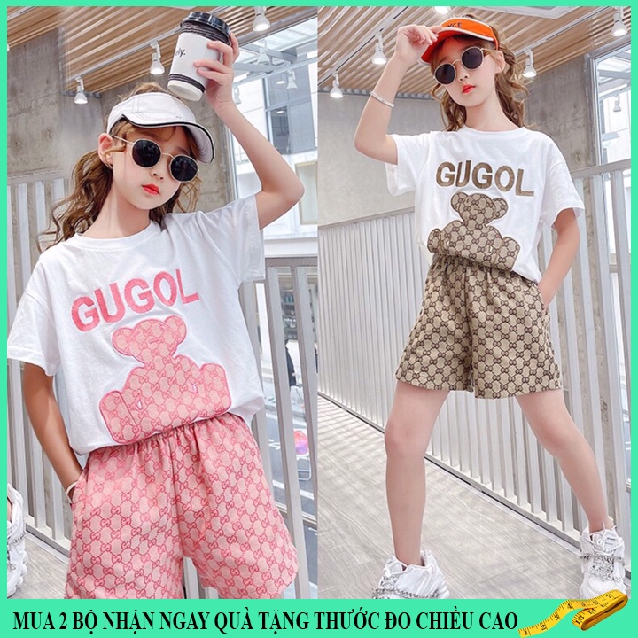 Quần áo bé gái từ 15-45kg, đồ bộ bé gái 4-14 tuổi gugol cực kì nữ tính, quần áo trẻ em nữ chất đẹp xinh xắn đáng yêu.GU2