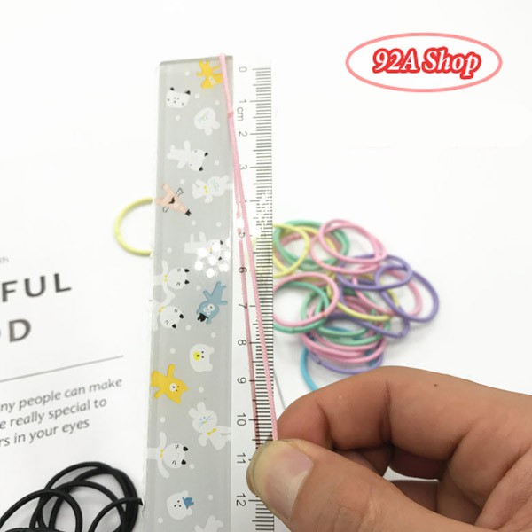 100 CHUN BUỘC TÓC TRỘN MẦU SIÊU TIẾT KIỆM