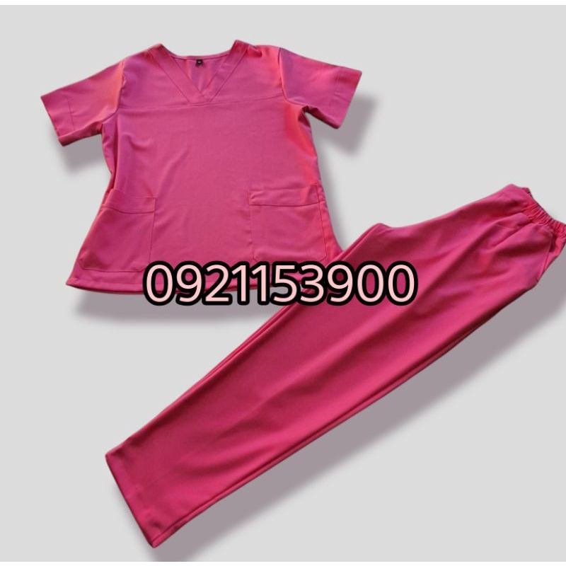 Đồng phục spa màu hồng