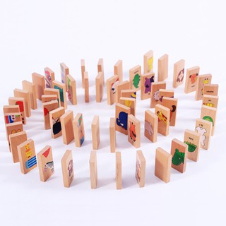 Beech 28 pairs dominoes children’s toys baby puzzles early childhood building bl