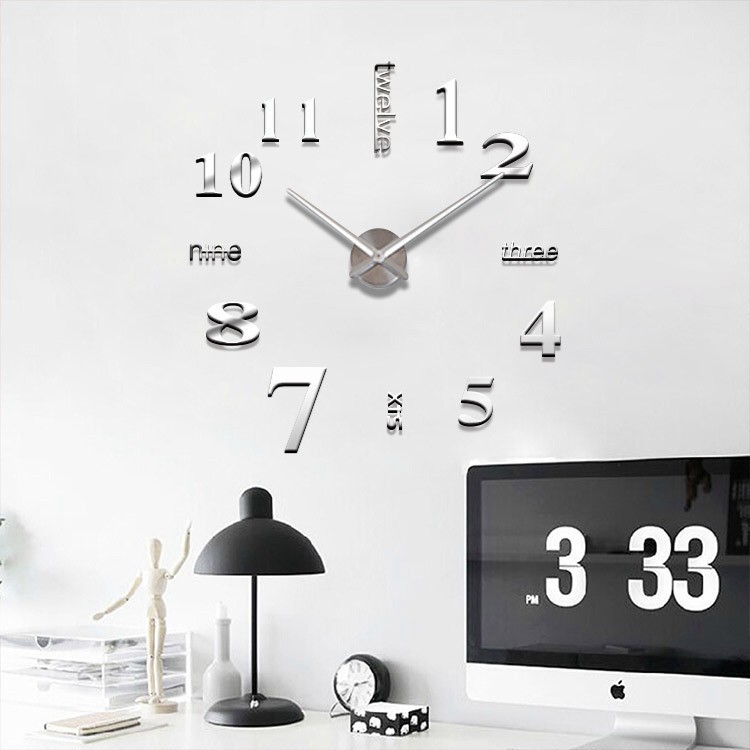Đồng hồ dán tường cỡ nhỏ - đồng hồ treo tường DH76