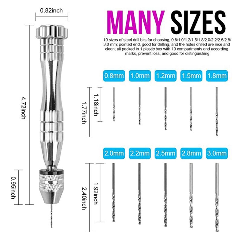 Bộ 12 Dụng Cụ Cố Định Máy Khoan Trang Sức