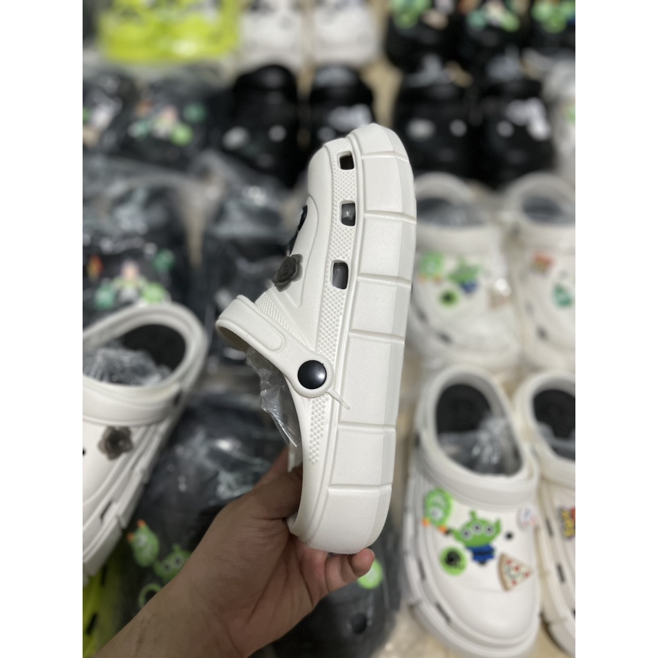 Dép sục nữ Cross Gấu Kaws,Toy Story đế độn 3cm tăng chiều cao đi siêu nhẹ thời trang ulzzang Hàn Quốc TH-70