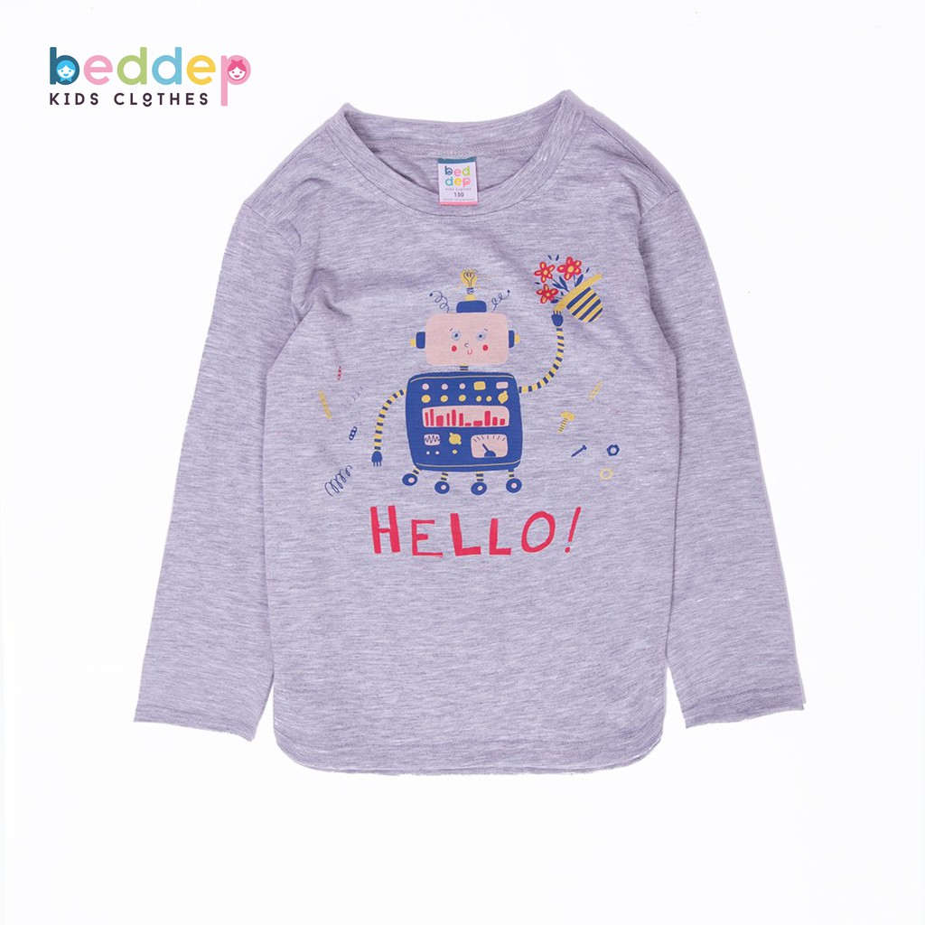  Áo thun dài tay Beddep Kids Clothes in hình cao cấp cho bé trai BP-BA02