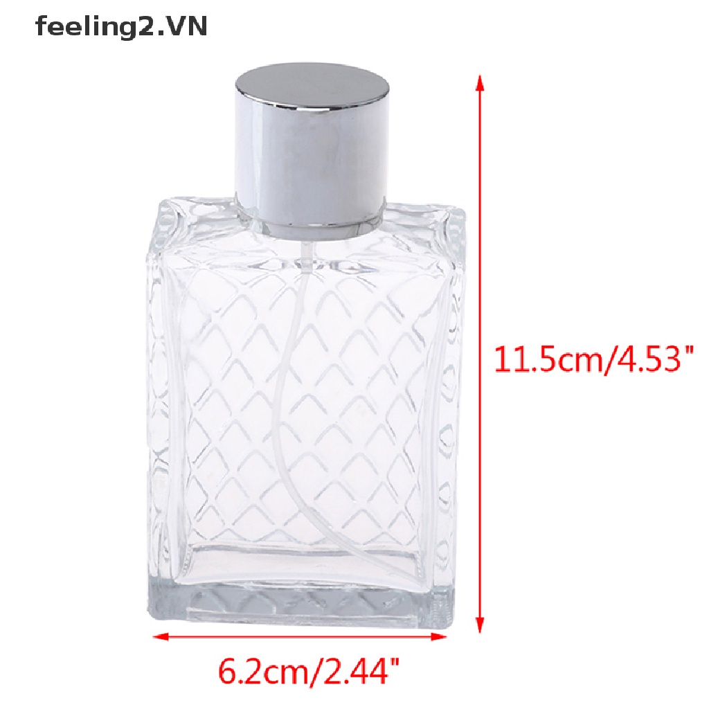 Bình Xịt Nước Hoa Rỗng Bằng Thủy Tinh Dung Tích 100ml