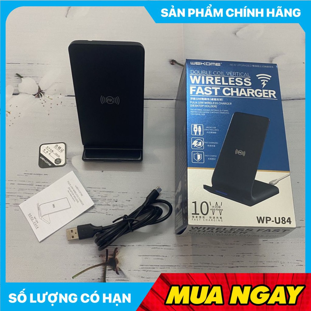 Đế Sạc Nhanh Không Dây 10W ❤️FREESHIP❤️ Sạc Để Bàn Chất Lượng Cao, Hàng Chính Hãng Bảo Hành 12 Tháng