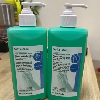 Nước rửa tay nhanh thụy sỹ softa man