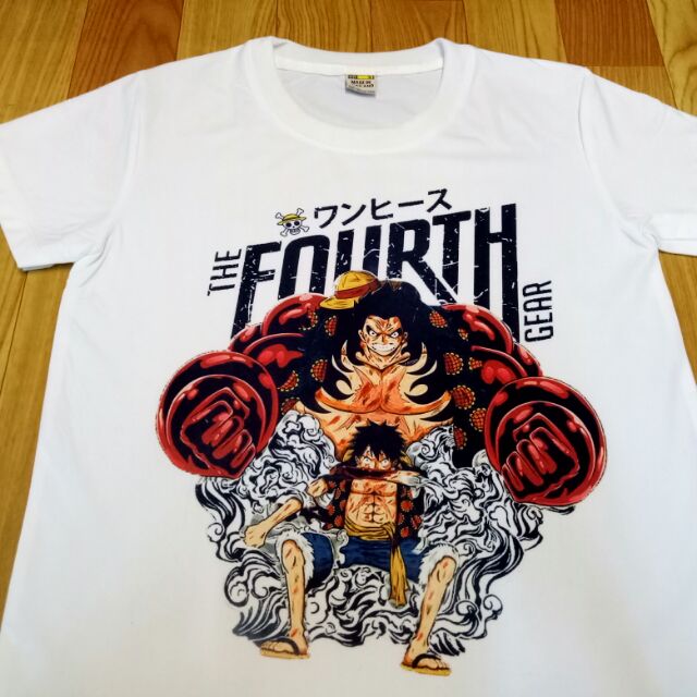 Áo Thun One Piece Luffy Gear 4 Siêu Ngầu Vải Thái S247