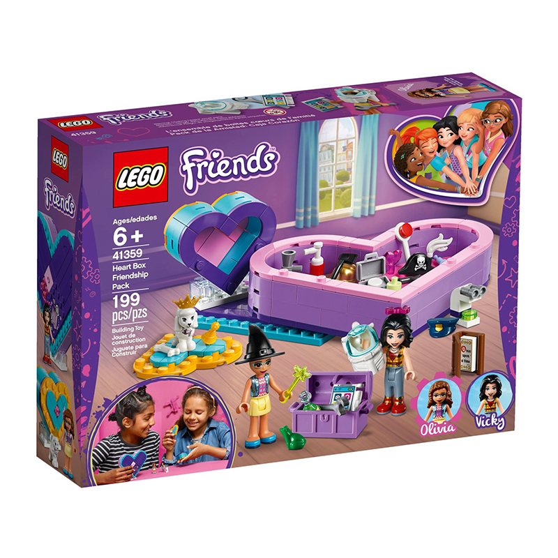 Đồ Chơi Lắp Ráp LEGO FRIENDS Bộ Chiếc Hộp Trái Tim Tình Bạn 41359