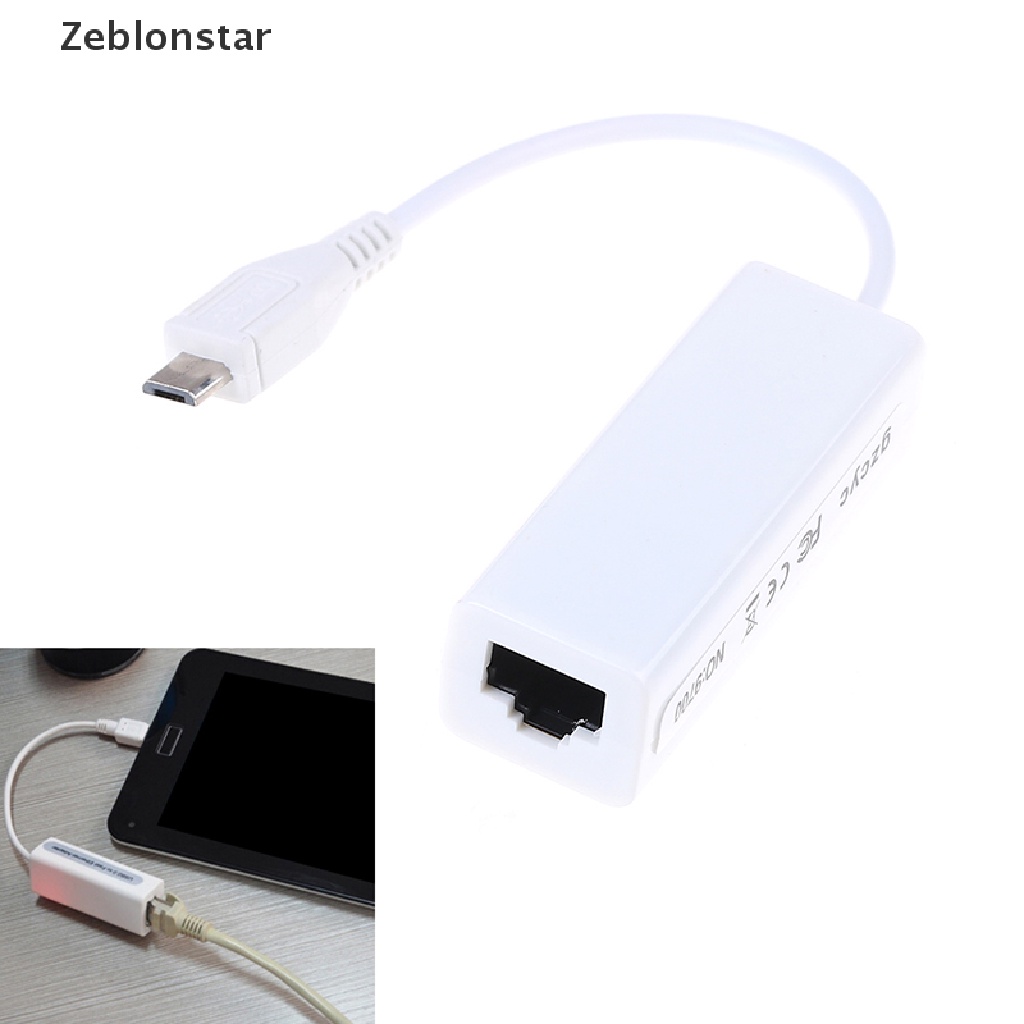 Đầu Chuyển Đổi 5-Pin micro usb 2.0 Sang RJ45 LAN ethernet 100mbps Cho Máy Tính Bảng