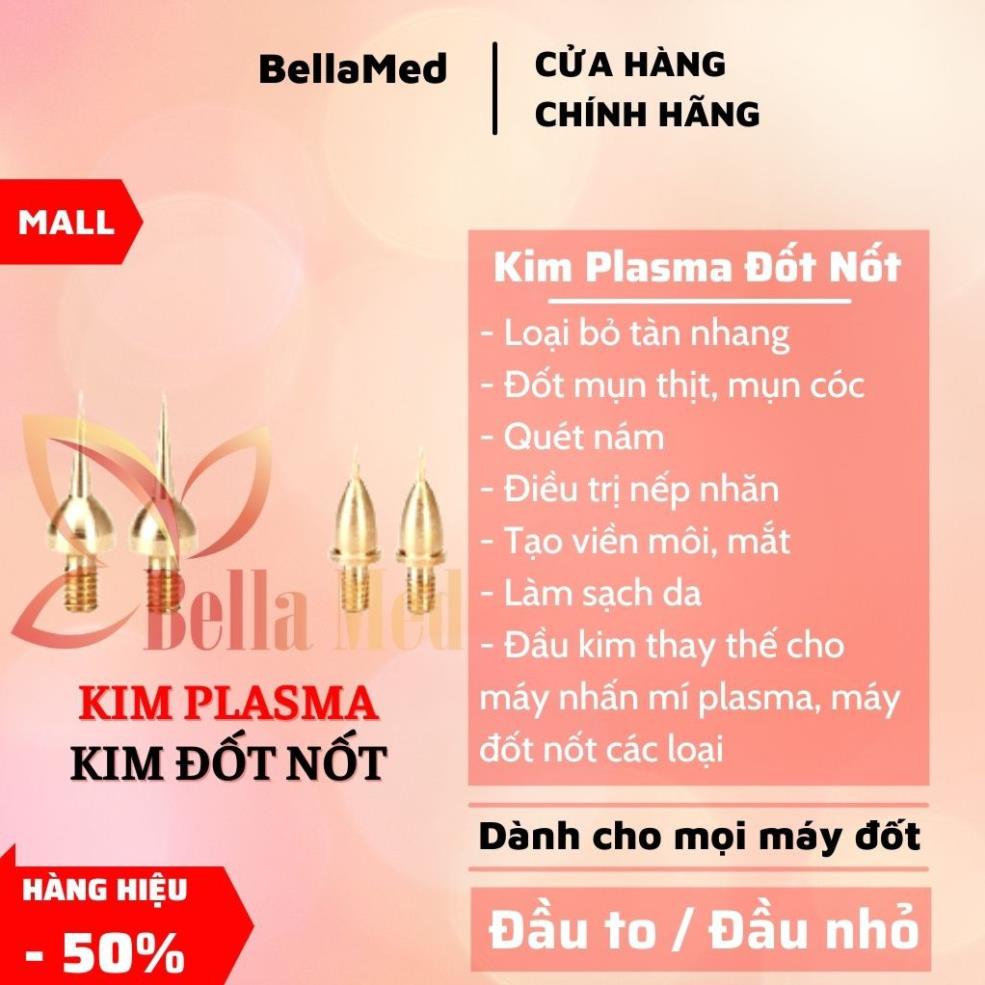 Kim máy nhấn mí plasma đầu kim vàng