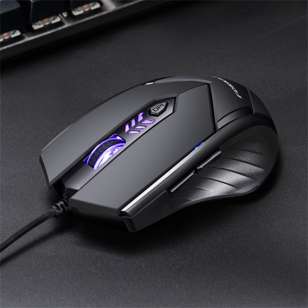 Chuột Gaming Chuyên Nghiệp Có Dây Đèn Led 6 Nút 2400dpi