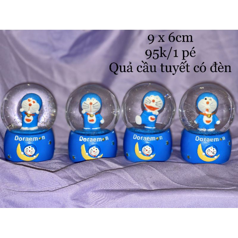 quả cầu tuyết có đèn nhấp nháy Doraemon Doremon