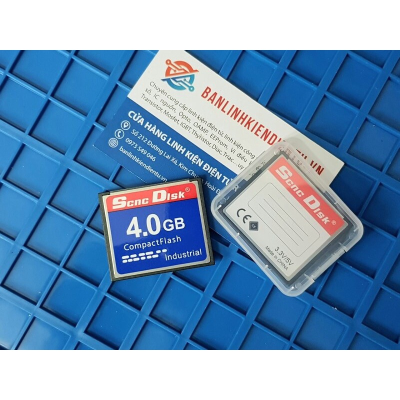 Thẻ Nhớ CF Cho Máy CNC Sandisk 4GB chính hãng