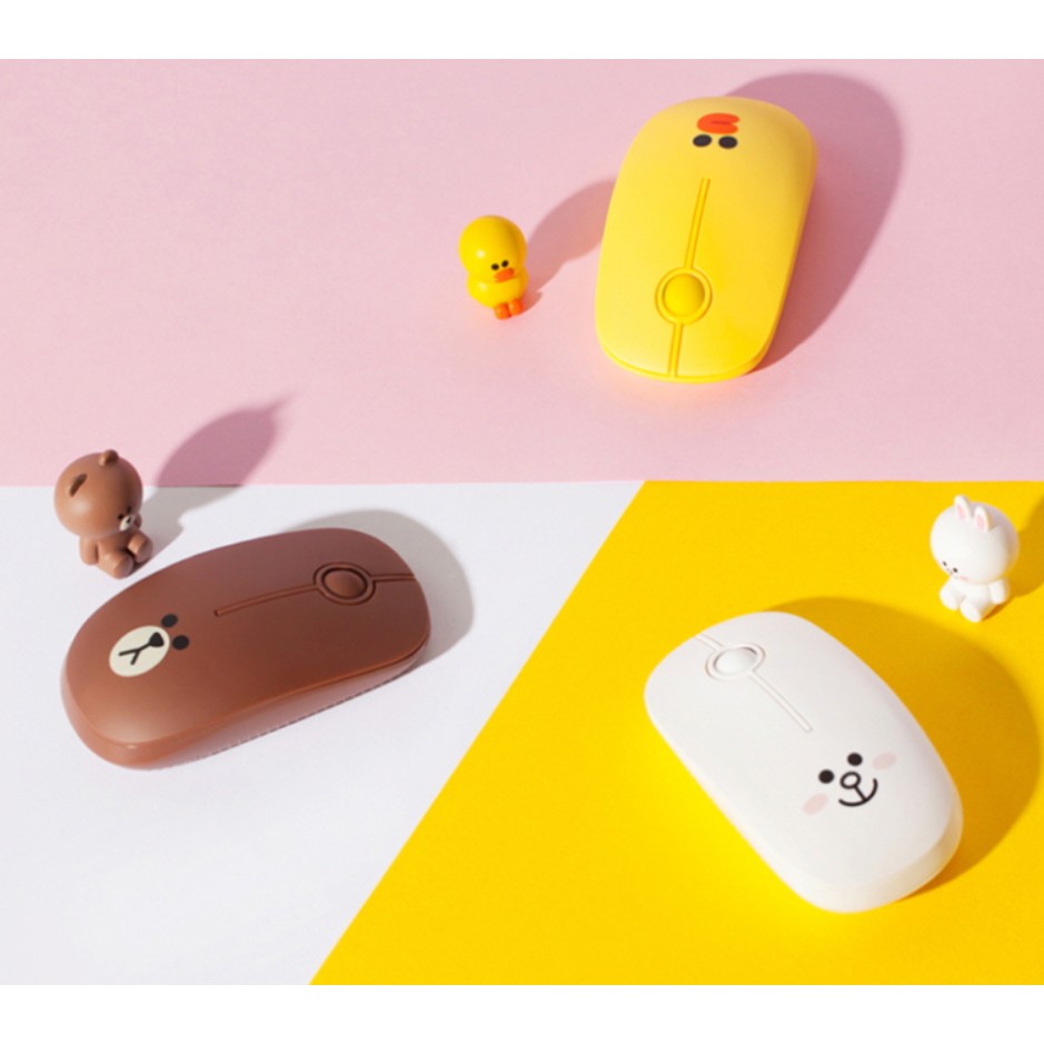 Chuột Không Dây Chính Thức Của LINE FRIENDS Của Royche BROWN CONY SALLY