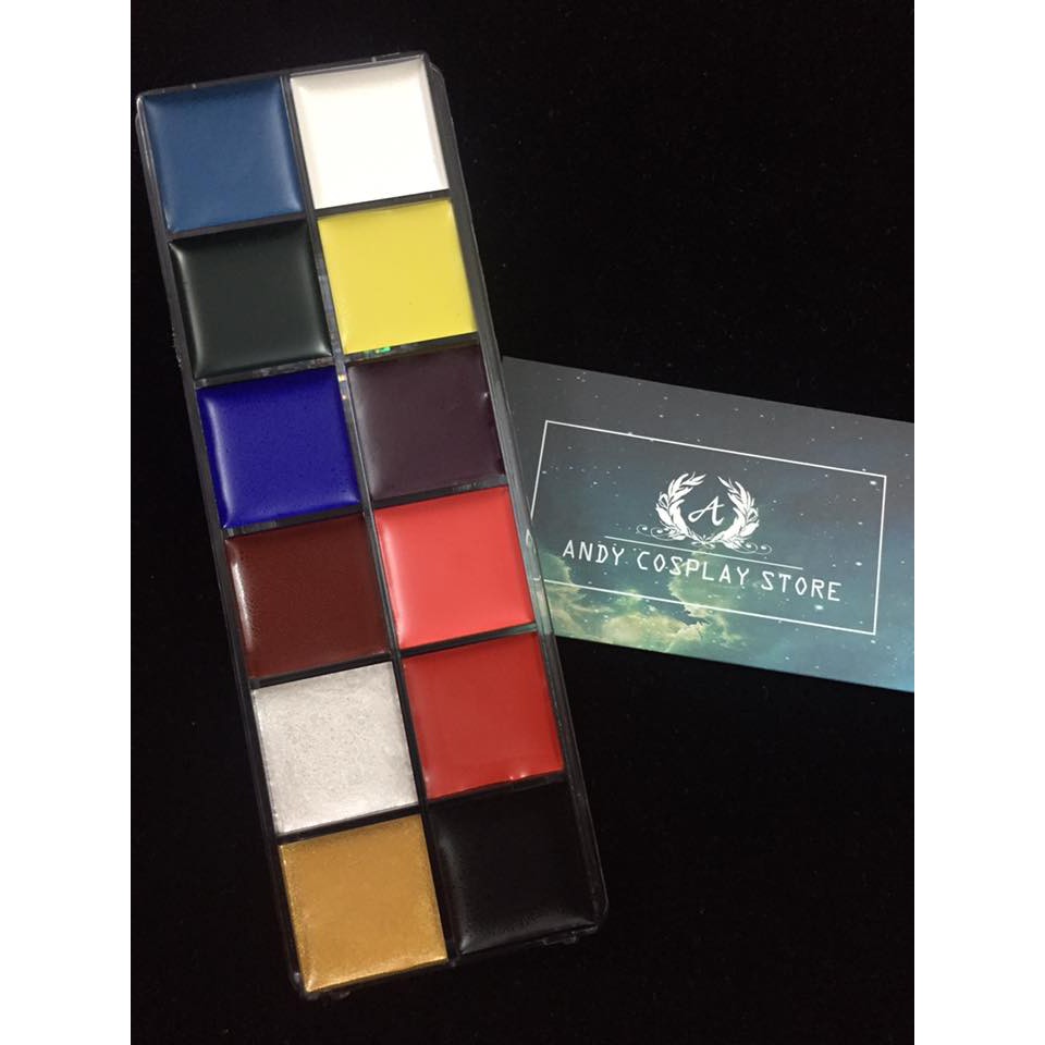 [CÓ SẴN] Bảng màu vẽ Body paiting 12 ô | BigBuy360 - bigbuy360.vn