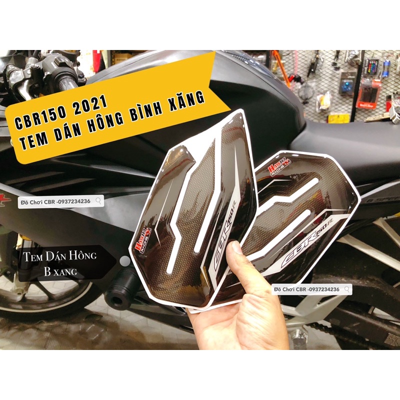 Tem Dán Hông Bình Xăng CBR150 - CBR150R - Tem Chống Trượt Bình Xăng