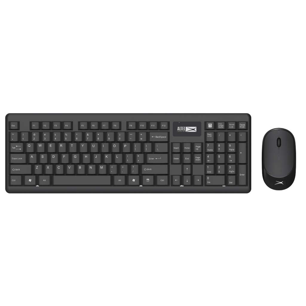 COMBO BÀN PHÍM CHUỘT KHÔNG DÂY ALTEC ALBC 6314,KEYBOARD MOUSE WIRELESS 2.4G 1200DPI