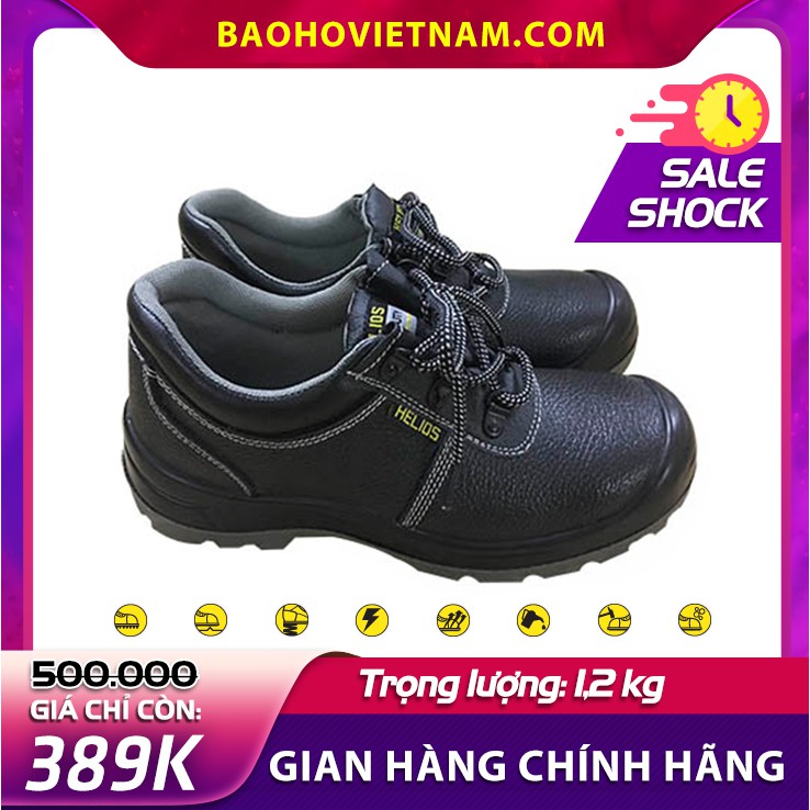 [Xả kho rẻ vô địch]Giày bảo hộ lao động HELIOS Premium chính hãng siêu bền mũi thép chống đinh chống trơn trượt