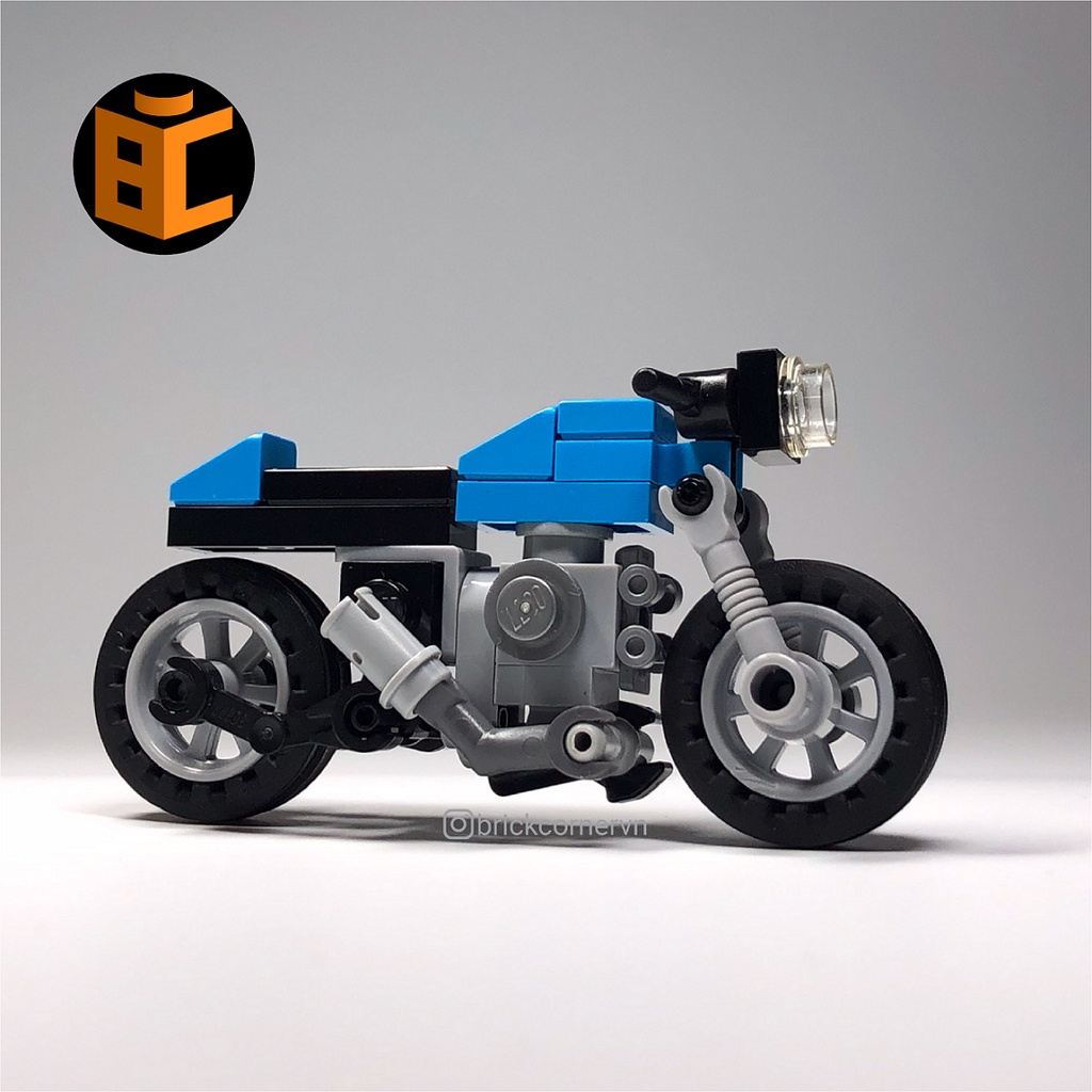 Xe Moto LEGO Royal Enfield Continental GT Brick Corner MOC