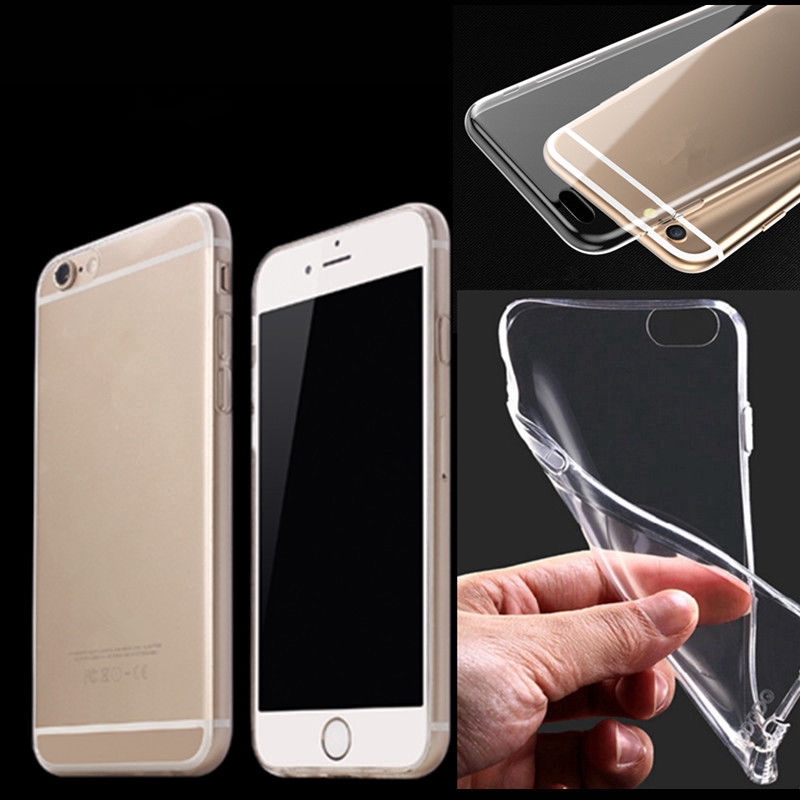 Ốp điện thoại TPU Silicone trong suốt thời trang cho iPhone 6S Plus