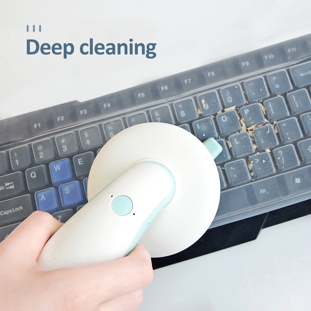 Máy hút bụi mini cầm tay di động s không dây sạc USB làm từ cao su tiện dụng chất lượng cao [YD]