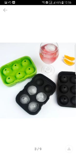 Khuôn mochi giọt nước 6 ô silicon