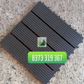 combo 20 vỉ sàn gỗ nhựa composite lót ban công- sân vườn- nhà tắm