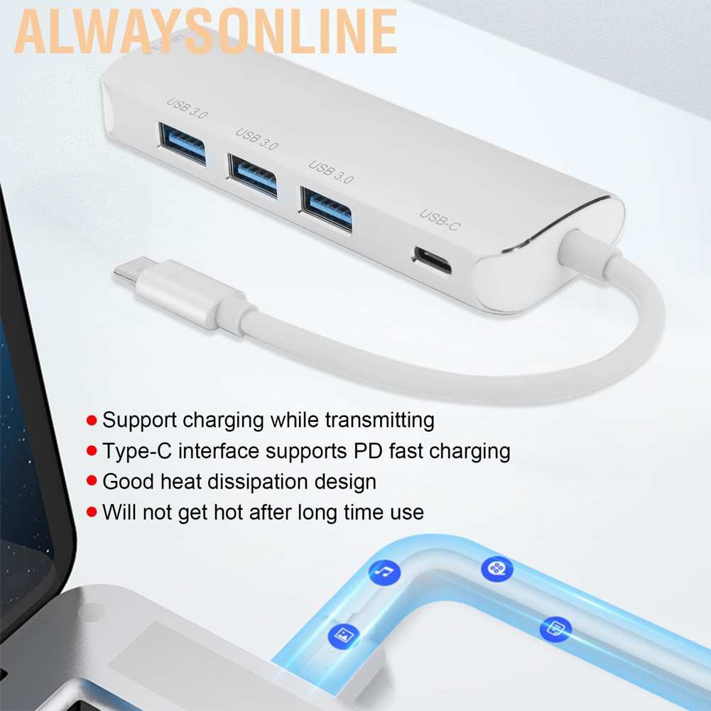 Bộ Chia 4 Cổng Sạc Usb Tốc Độ Cao