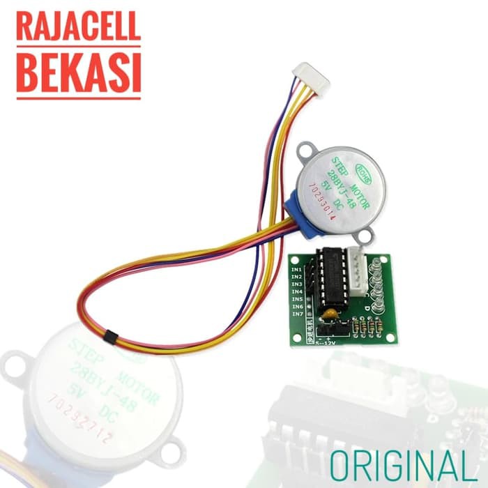 Động Cơ Bước Arduino 5v 28byj-48 + Driver Uln2003 5 Line 4 Phase