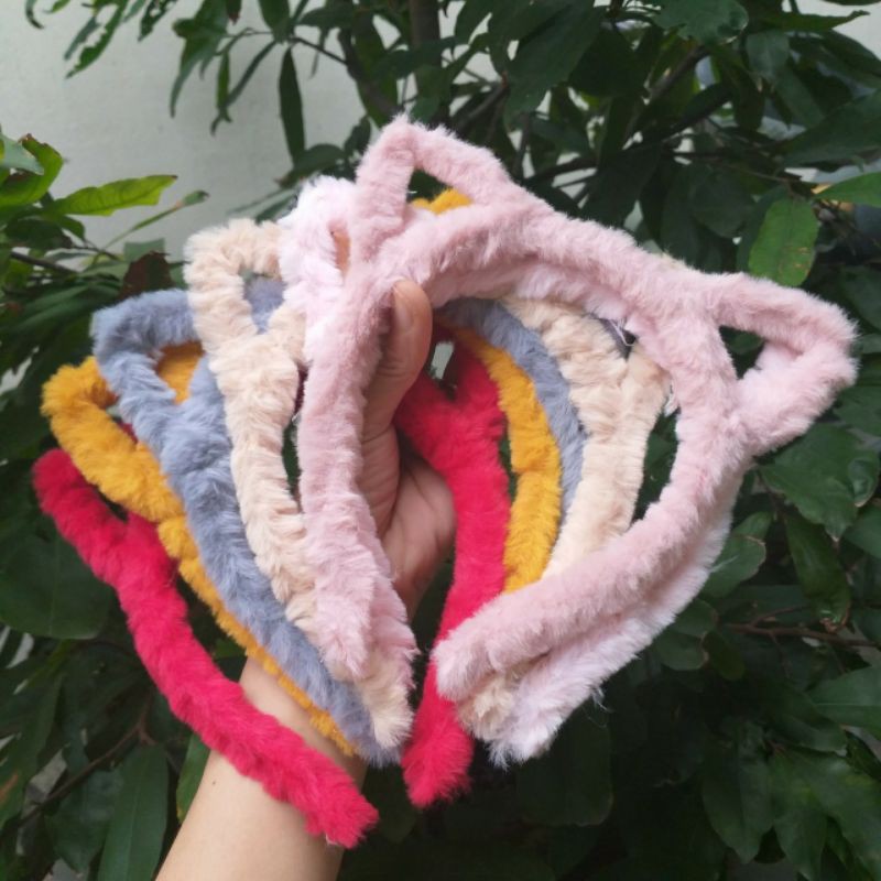 Bờm cài tóc tai mèo xinh xắn (Ảnh thật)