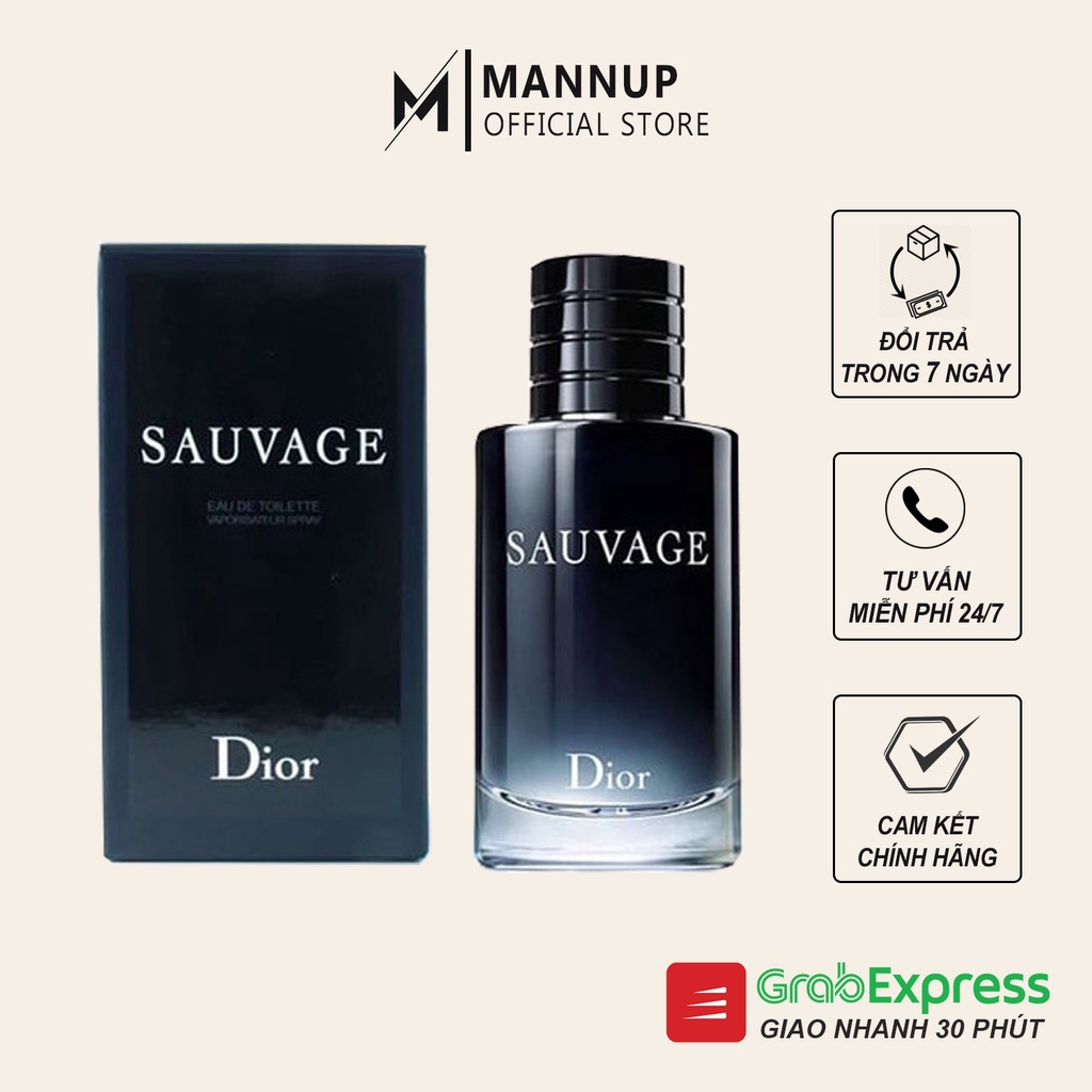 Nước Hoa Nam D.ior Sau.vage EDP 100ml - Mùi Thơm Nam Tính, Mạnh Mẽ, Lưu Hương Lâu