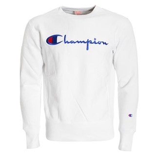 [BIGSIZE] Áo sweater nỉ Champion Reverse Weave Crew Neck Sweatshirt 212576 màu trắng